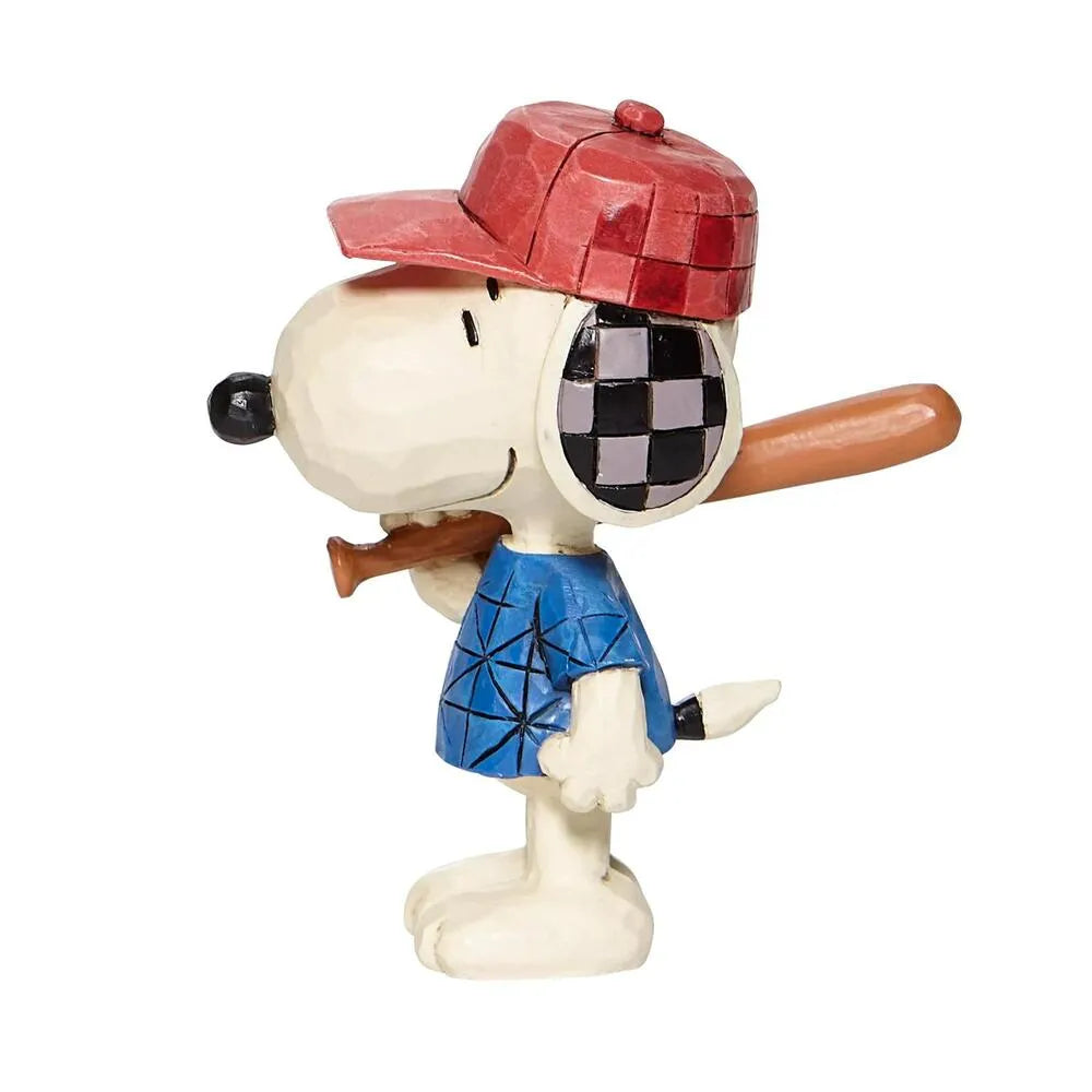 Peanuts by Jim Shore - Snoopy Baseball Mini Figurine