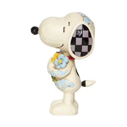 Peanuts by Jim Shore - Snoopy with Flowers Mini Figurine