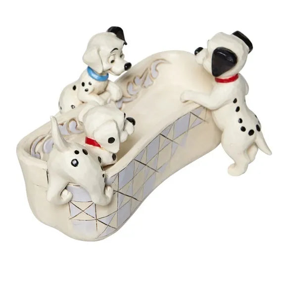 Jim Shore Disney Traditions - 101 Dalmatians Bone Dish - Puppy Bowl