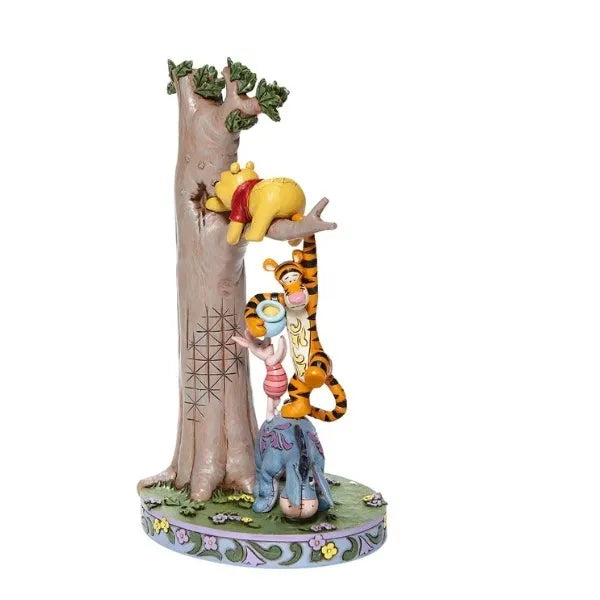 Jim Shore Disney Traditions - Winnie The Pooh & Friends in Tree - Hundred Acre Caper