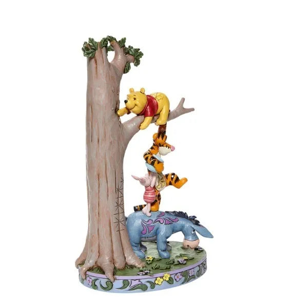 Jim Shore Disney Traditions - Winnie The Pooh & Friends in Tree - Hundred Acre Caper