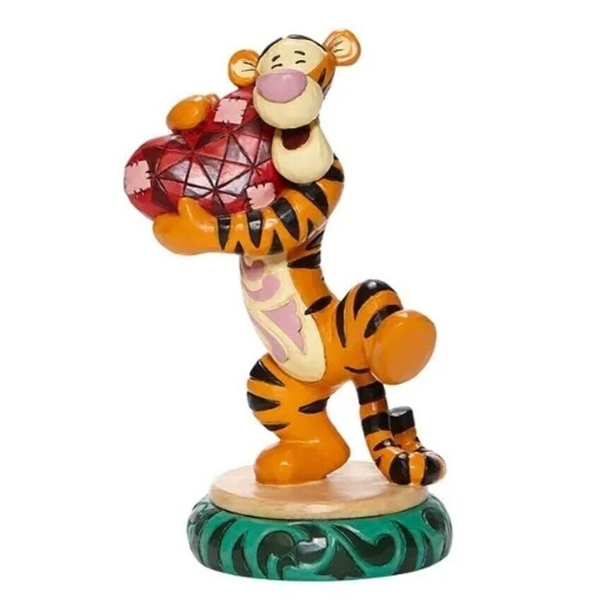 Jim Shore Disney Traditions - Winnie The Pooh Tigger Holding Heart - Heartfelt Hug