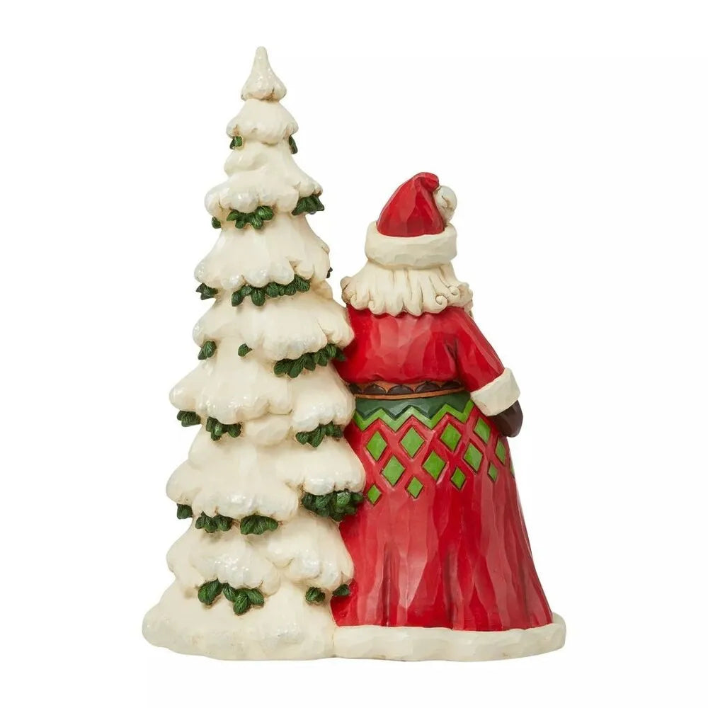 Jim Shore Heartwood Creek - Santa With Tree