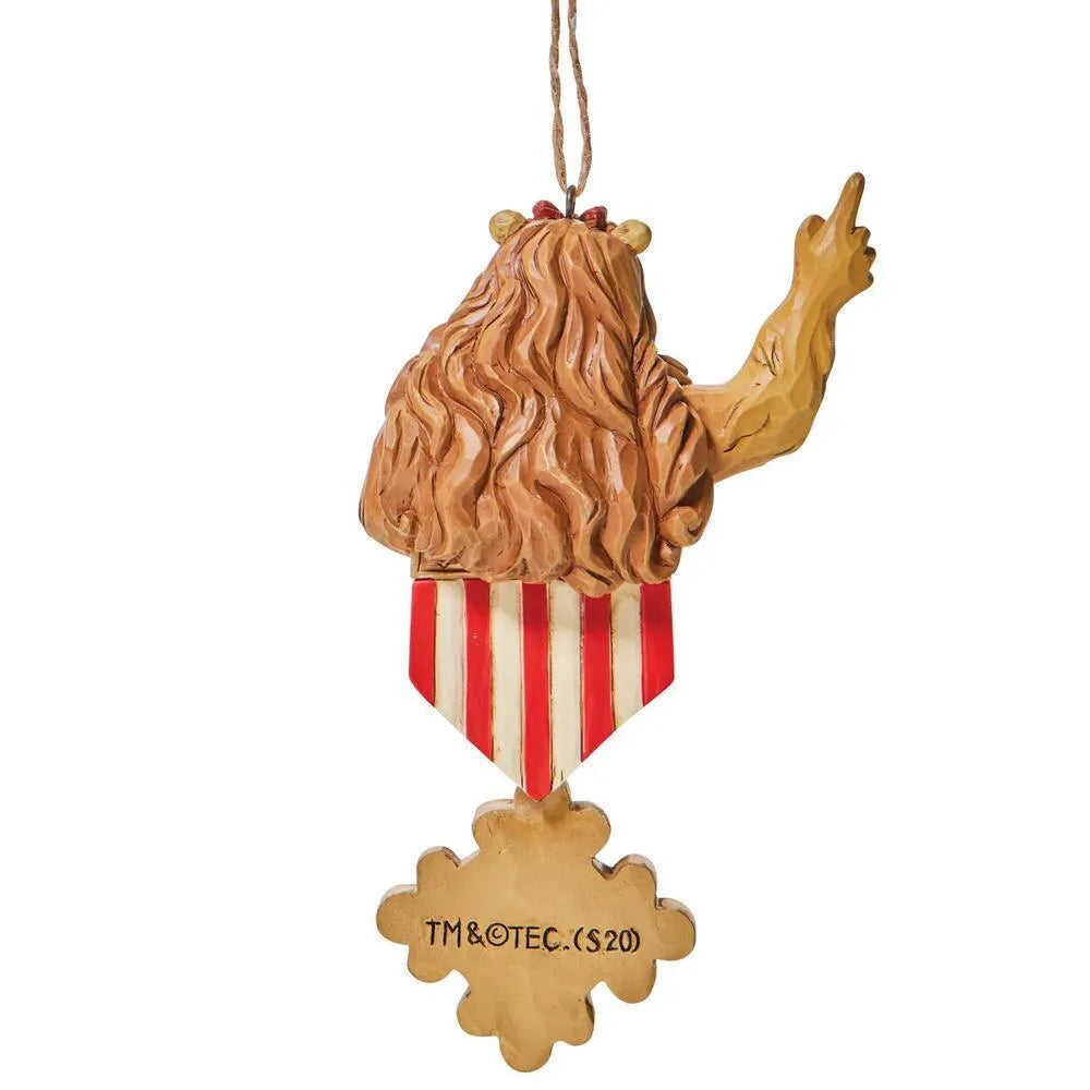 The Wizard of Oz by Jim Shore - Cowardly Lion Courage Hanging Ornament
