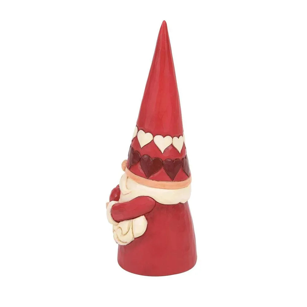 Jim Shore Heartwood Creek Gnomes - Red Gnome Holding Heart