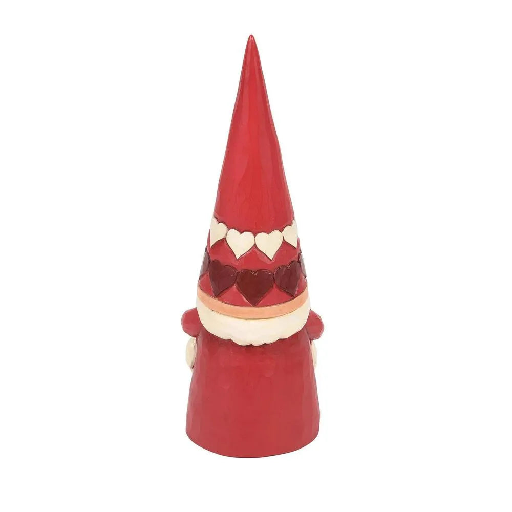 Jim Shore Heartwood Creek Gnomes - Red Gnome Holding Heart