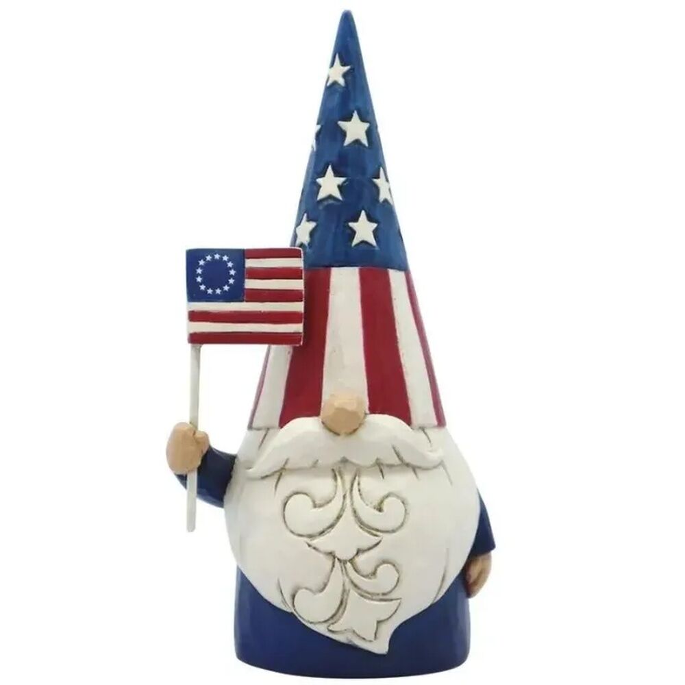 Jim Shore Heartwood Creek Christmas Around The World - American Gnome