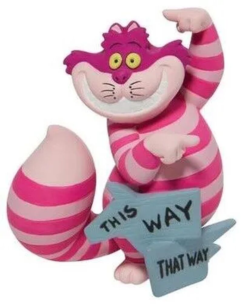 Disney Showcase - Alice In Wonderland - Mini Cheshire This Way Figurine