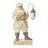 Jim Shore Heartwood Creek White Woodland - Santa with Birdhouse