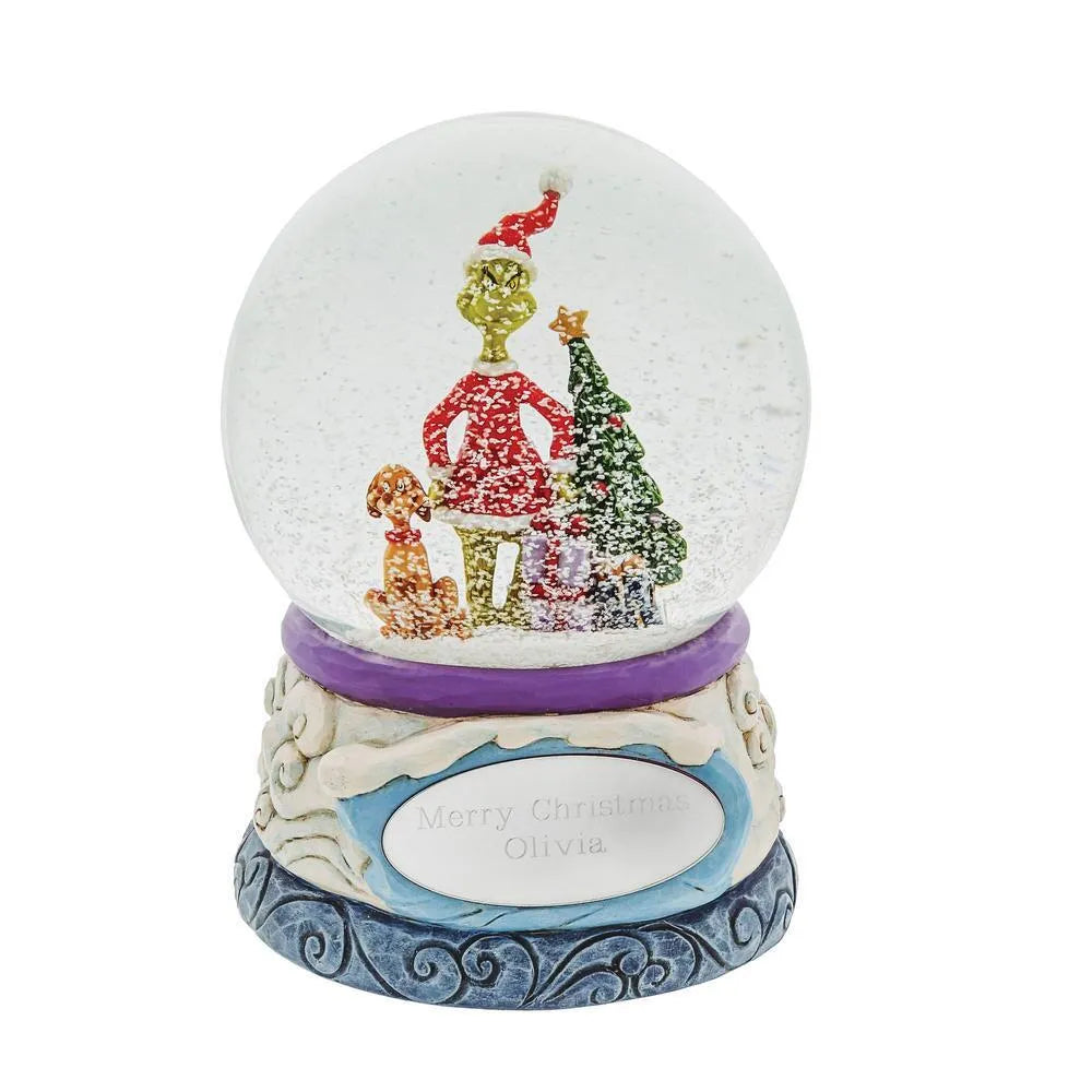Dr Seuss The Grinch by Jim Shore - Max & Grinch 120mm Waterball