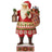 Jim Shore Heartwood Creek - Santa with Lantern and Toy Bag
