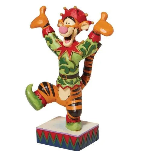 Jim Shore Disney Traditions - Winnie the Pooh Tigger Elf - Ecstatic Elf