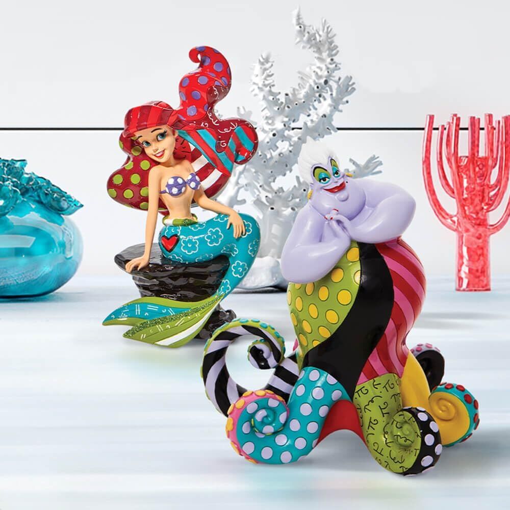 Disney Britto Ariel On Rock Medium Figurine