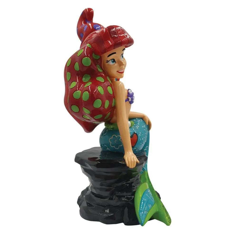 Disney Britto Ariel On Rock Medium Figurine