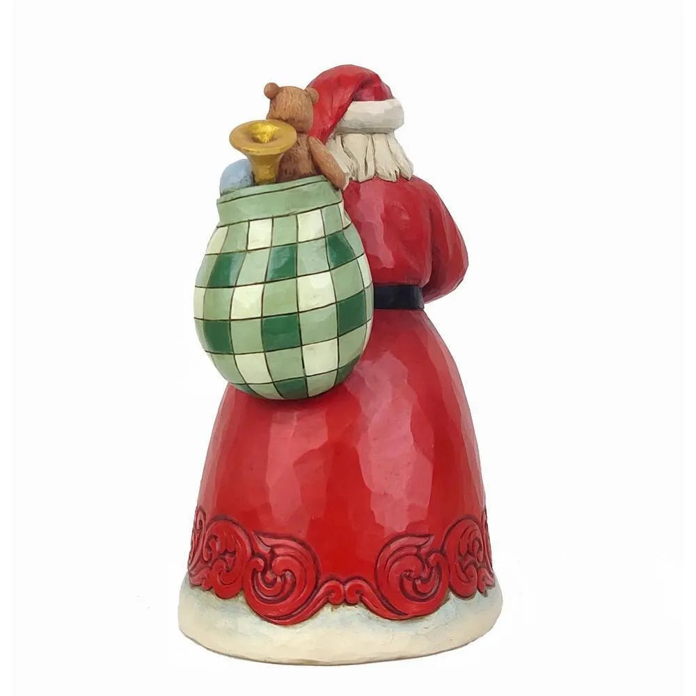 Country Living by Jim Shore - Santa Holding Red Truck - Country Christmas