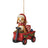 Country Living by Jim Shore - Dog In Wagon Hanging Ornament