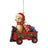 Country Living by Jim Shore - Dog In Wagon Hanging Ornament