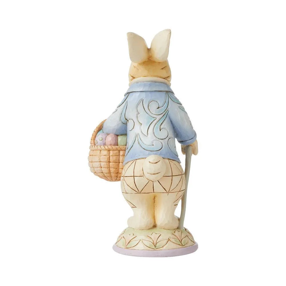 Jim Shore Heartwood Creek Easter - Bunny with Basket