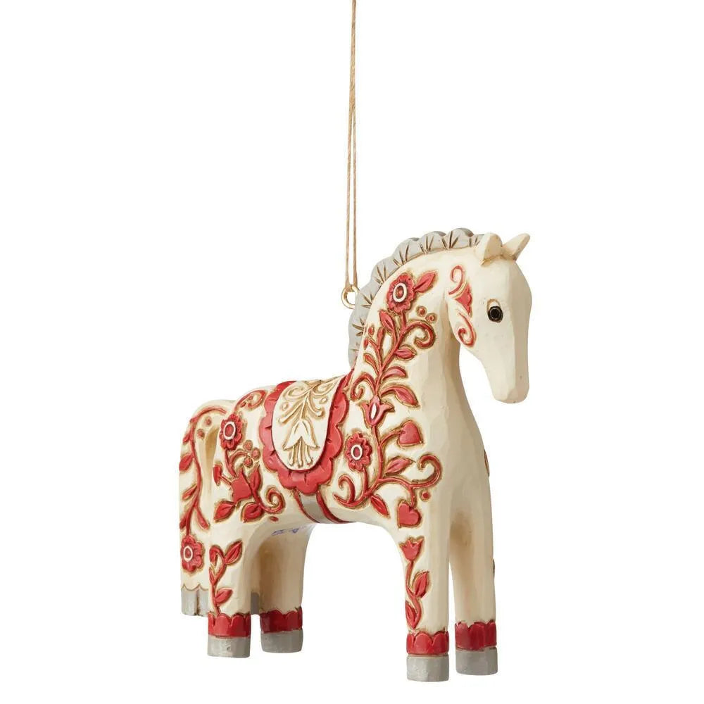 Jim Shore Heartwood Creek Nordic Noel - Darla Horse Hanging Ornament