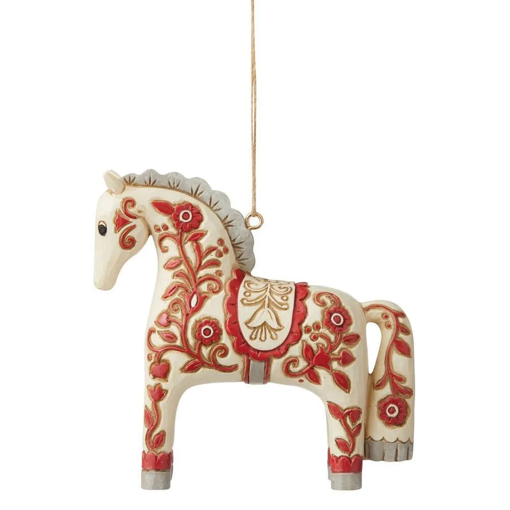 Jim Shore Heartwood Creek Nordic Noel - Darla Horse Hanging Ornament