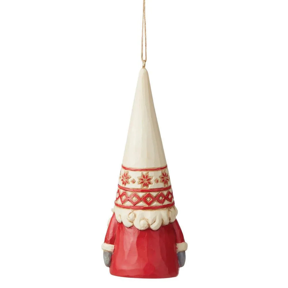 Jim Shore Heartwood Creek Nordic Noel - Gnome Hanging Ornament
