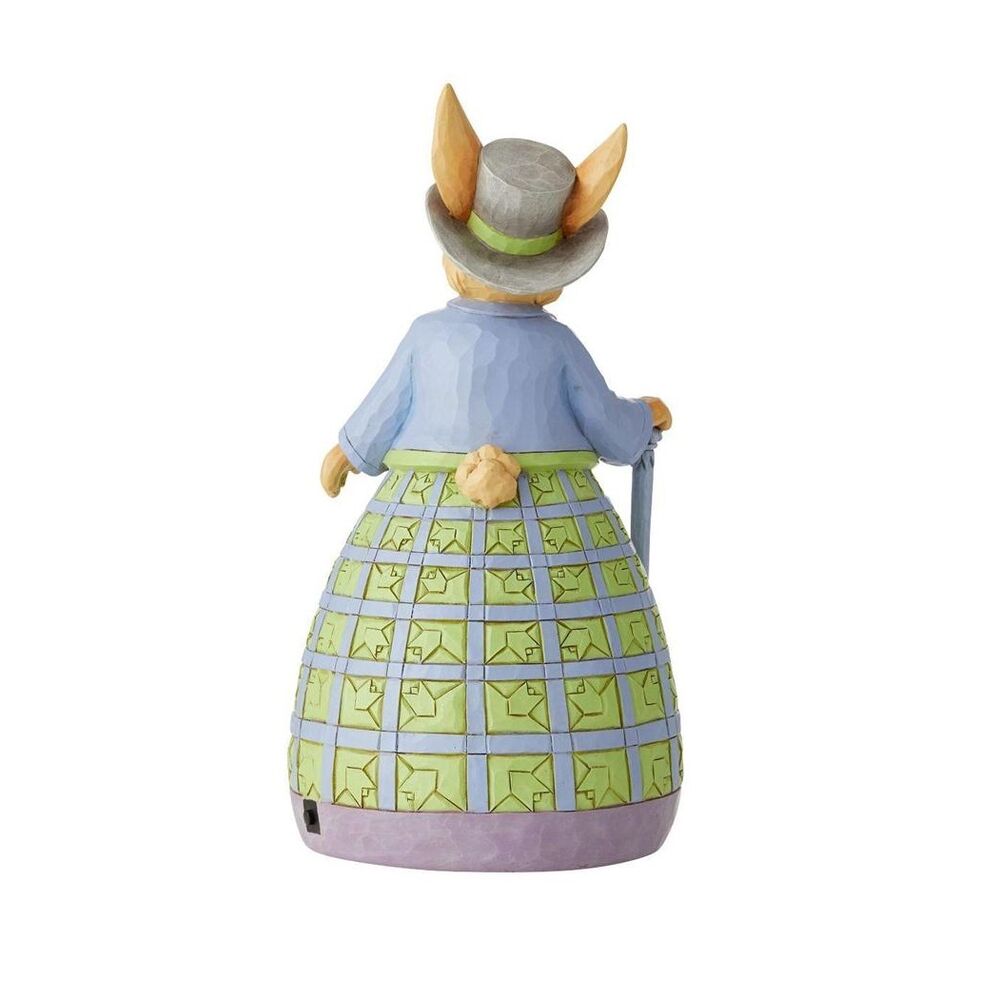 Jim Shore Heartwood Creek - LED Rotating Easter Bunny with Hat