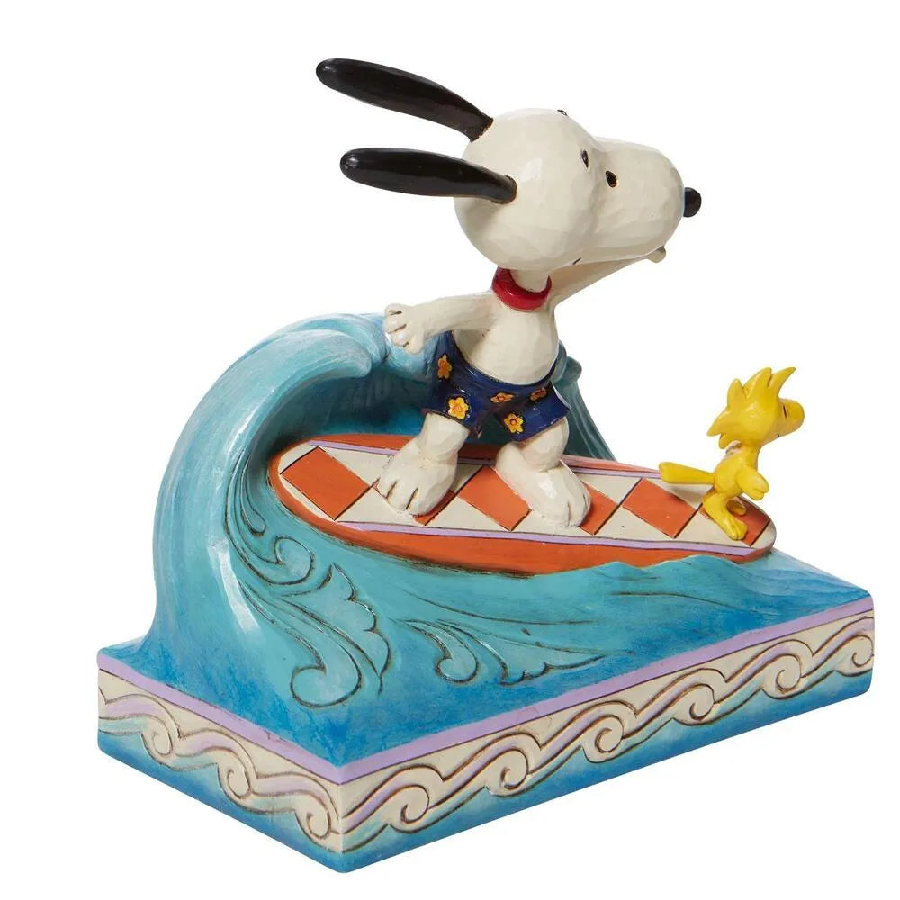 Peanuts by Jim Shore - Snoopy & Woodstock Surfing