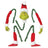 Possible Dreams Dr Seuss The Grinch by Dept 56 - Decorate Grinch Set of 5