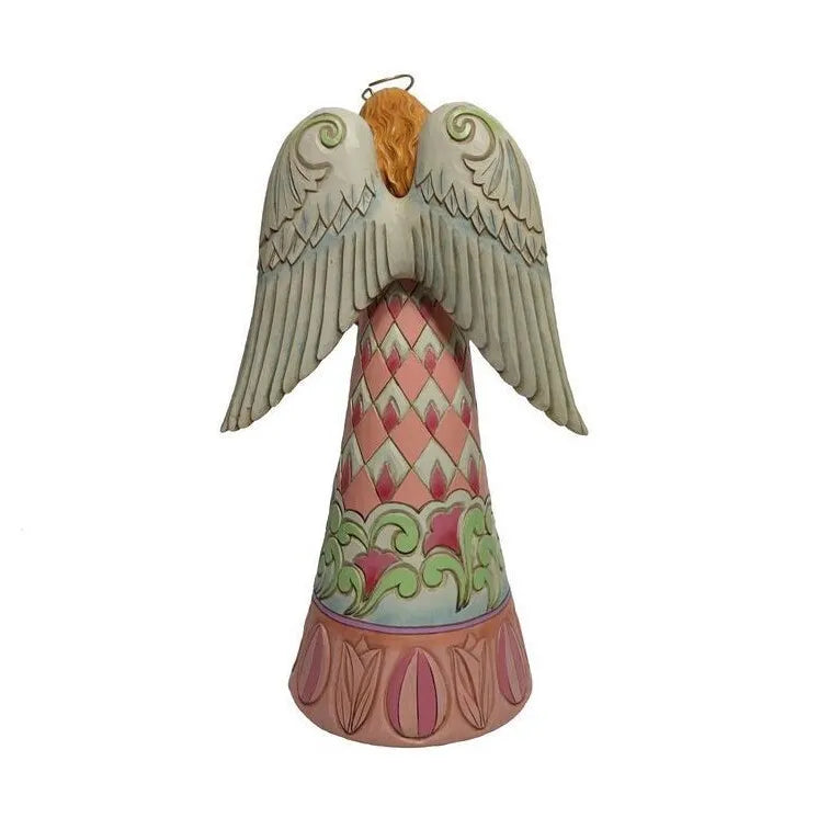 Jim Shore Heartwood Creek Easter - Angel with Lilies And Dove