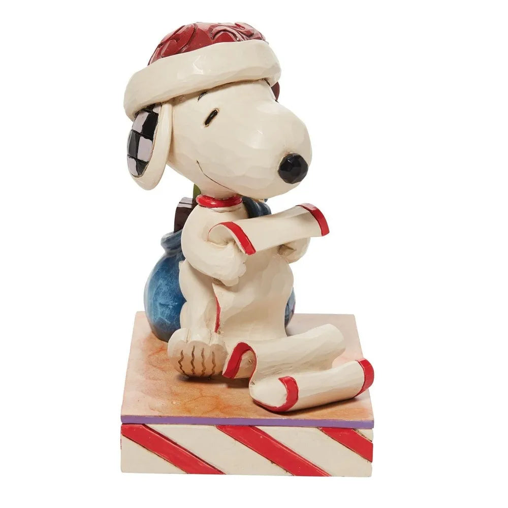 Peanuts by Jim Shore - Santa Snoopy With List & Bag