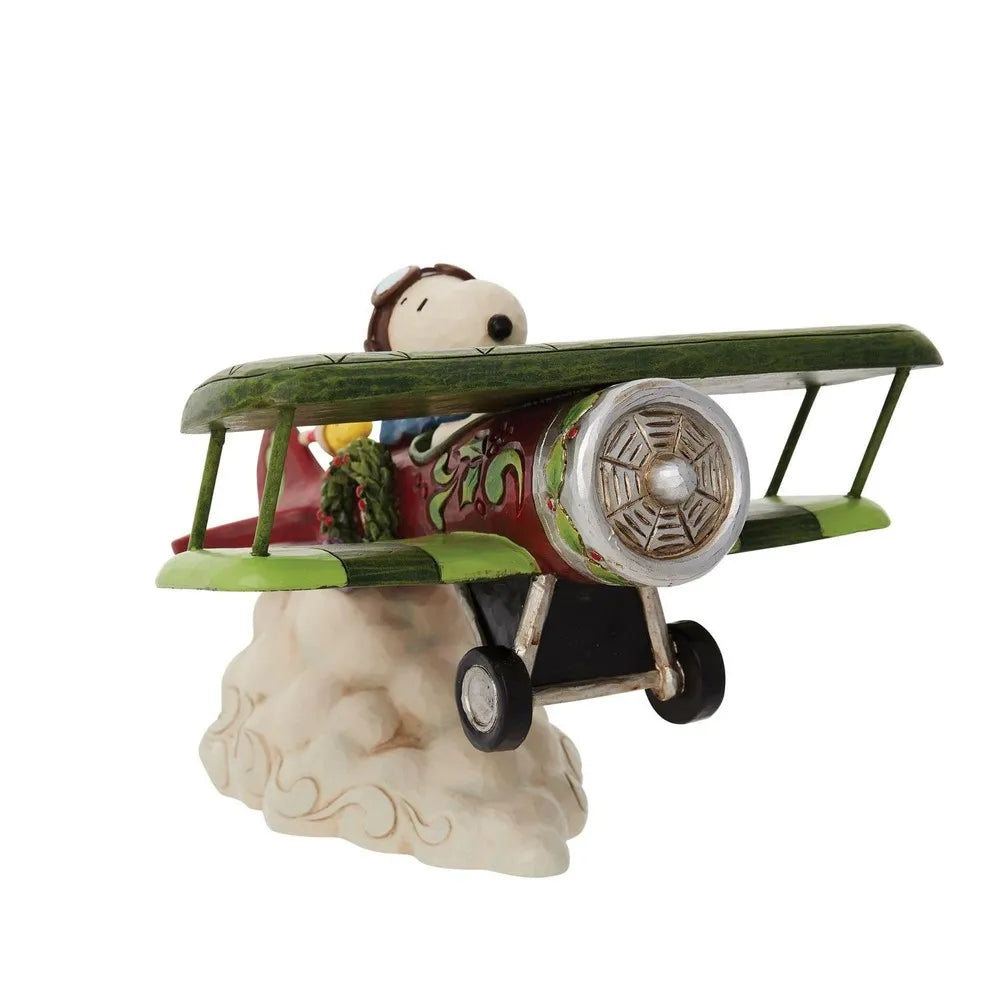 Peanuts by Jim Shore - Snoopy Flying Ace Plane