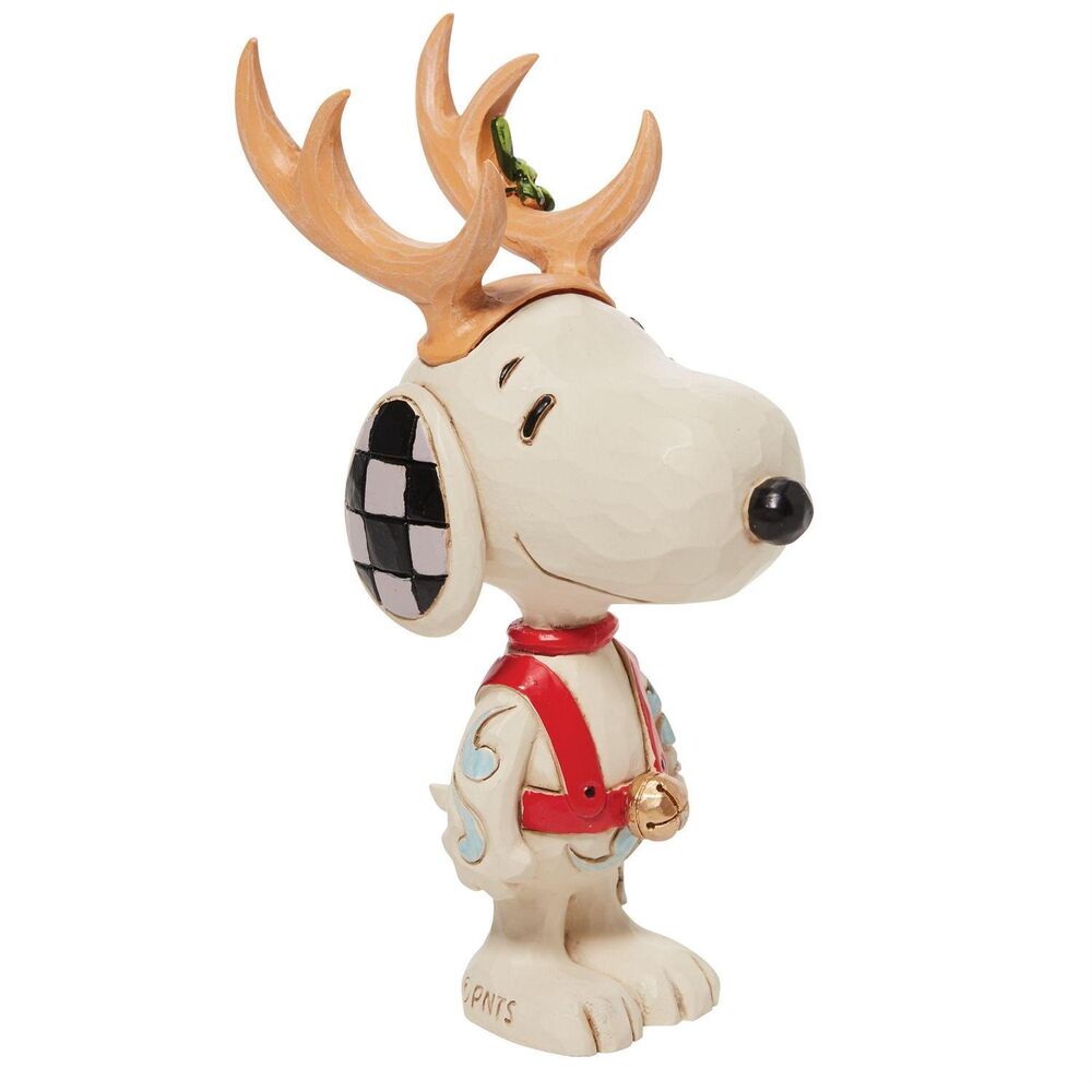 Peanuts by Jim Shore - Snoopy Reindeer Mini Figurine
