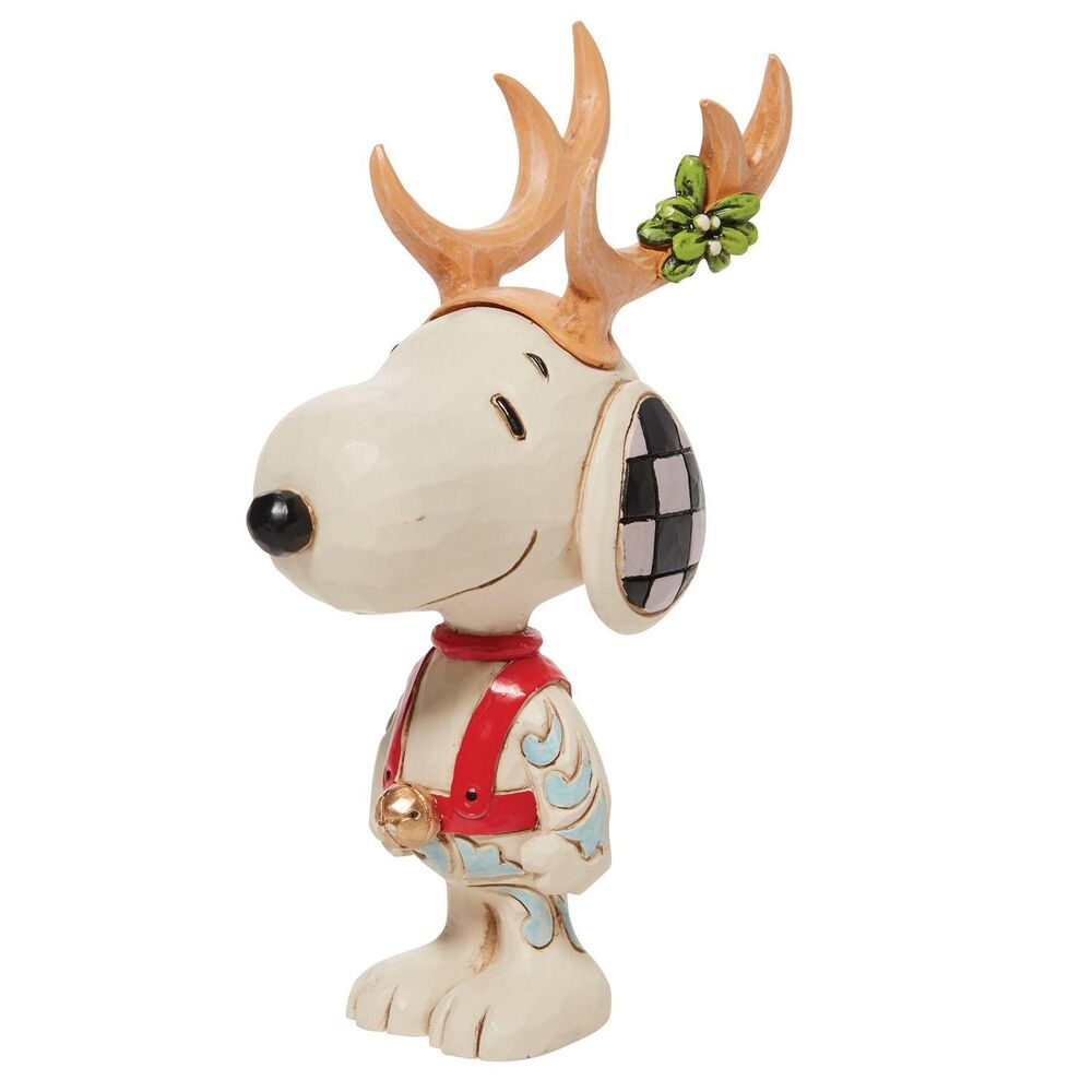 Peanuts by Jim Shore - Snoopy Reindeer Mini Figurine
