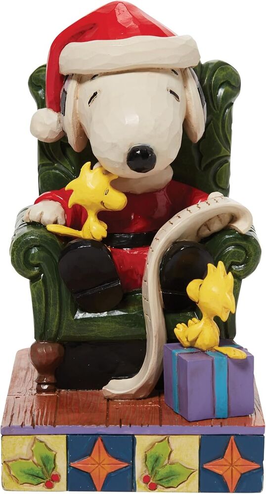 Peanuts by Jim Shore - Santa Snoopy with Christmas List