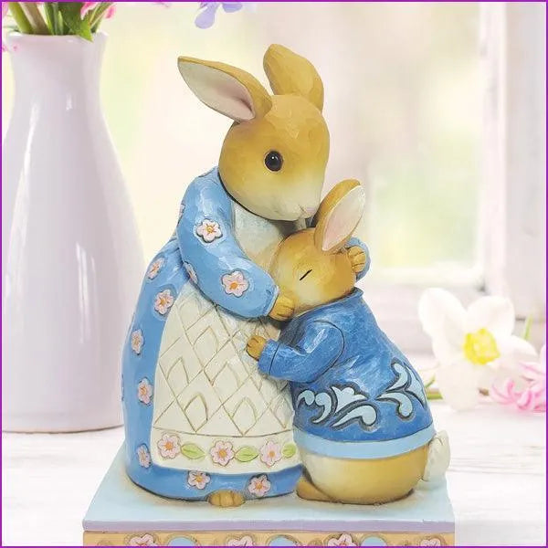 Beatrix Potter by Jim Shore - Mrs Rabbit and Peter Rabbit - don't get into mischief