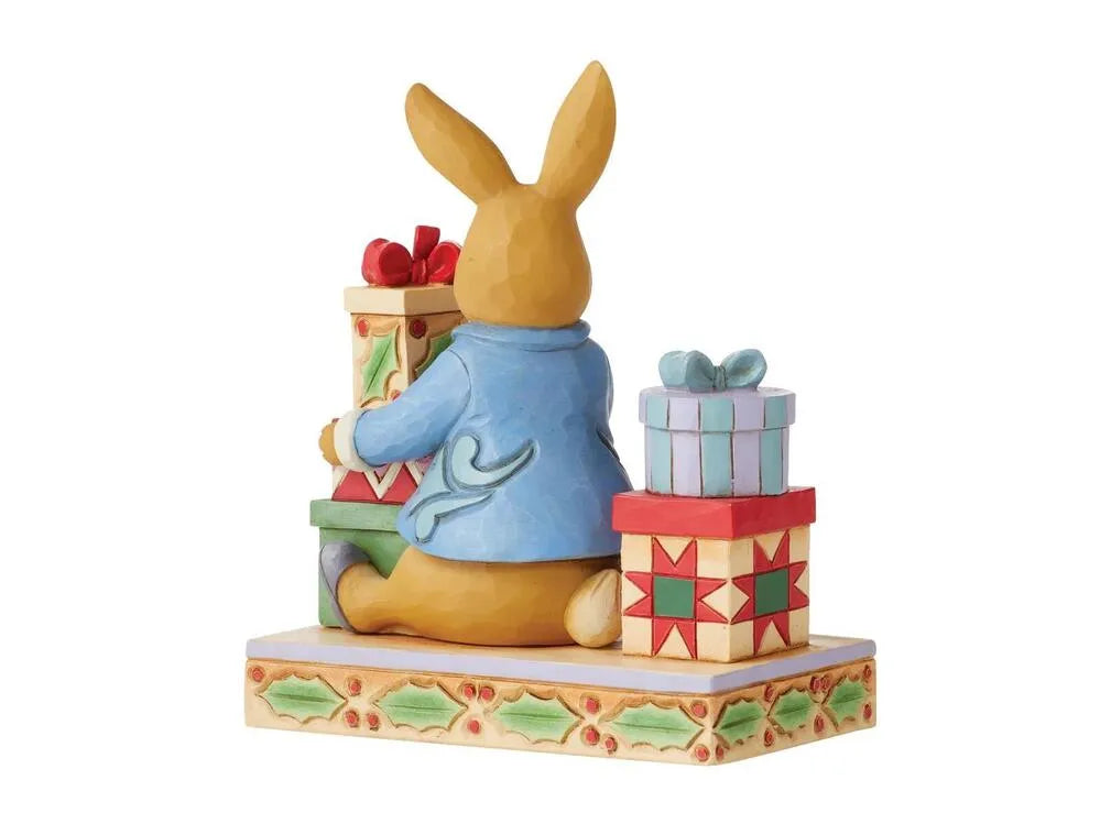 Beatrix Potter by Jim Shore - Peter With Presents - Presents of Happiness, Joy & Love