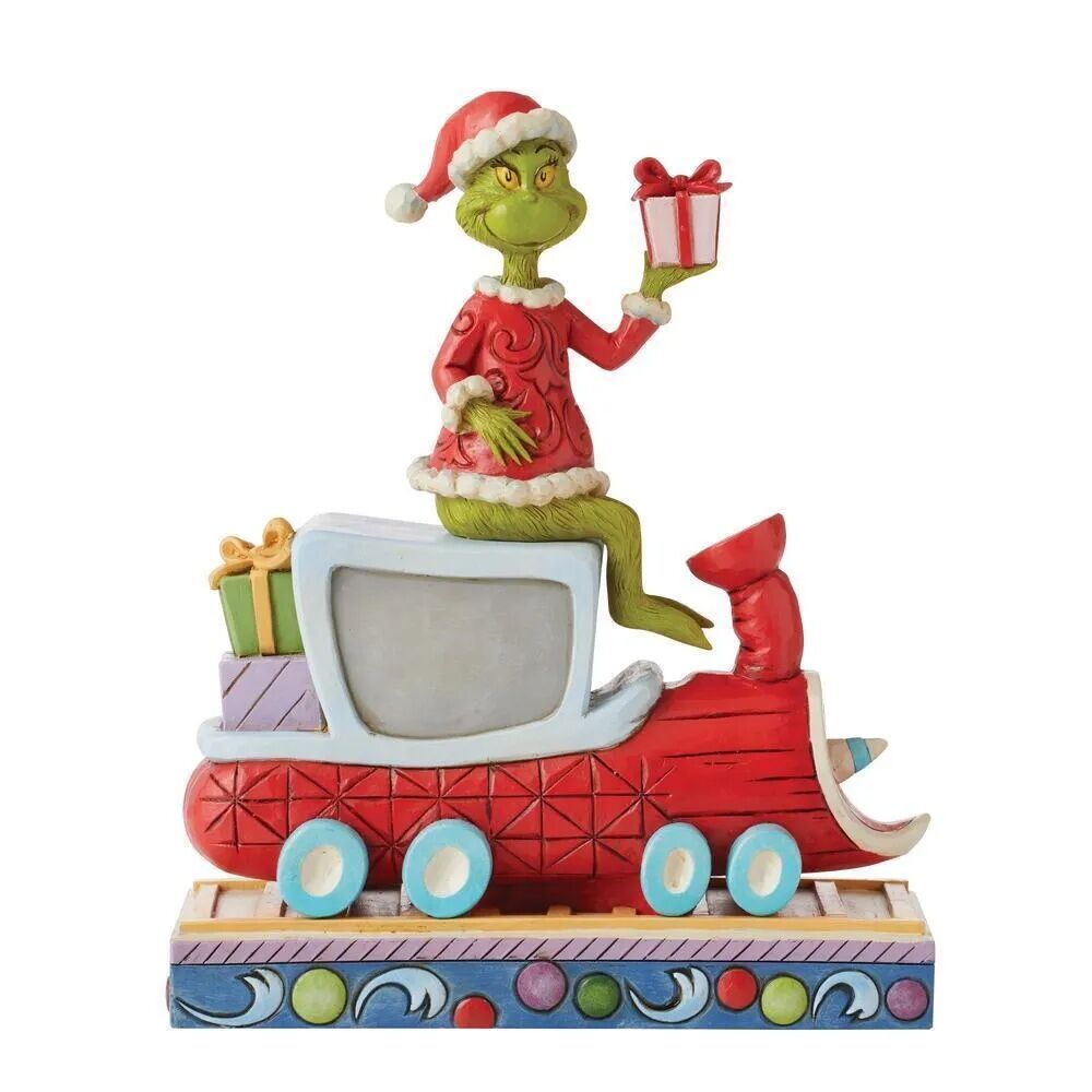 Dr Seuss The Grinch by Jim Shore - Grinch On Train