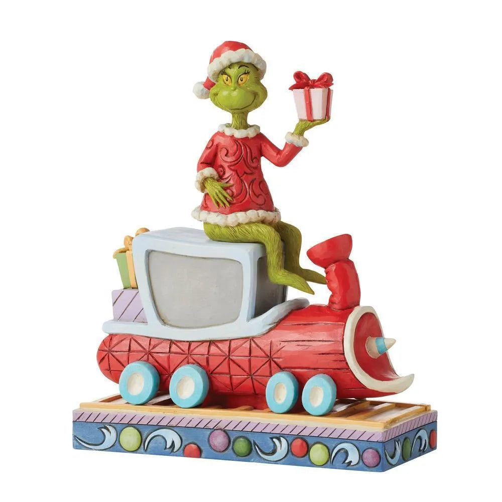 Dr Seuss The Grinch by Jim Shore - Grinch On Train