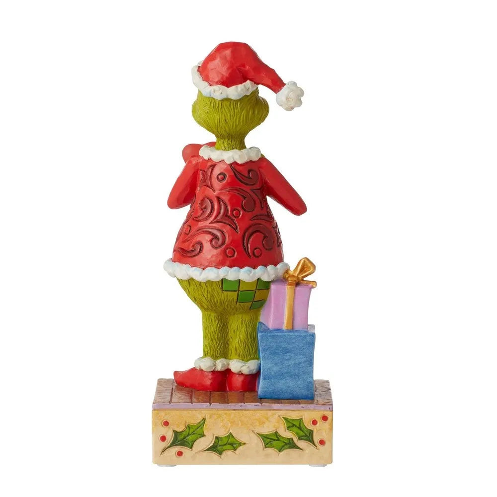 Dr Seuss The Grinch by Jim Shore - Grinch With Blinking Heart
