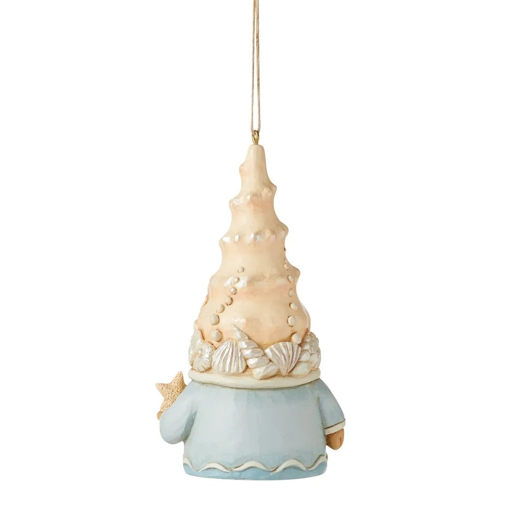 Jim Shore Heartwood Creek Gnomes - Coastal Gnome hanging Ornament