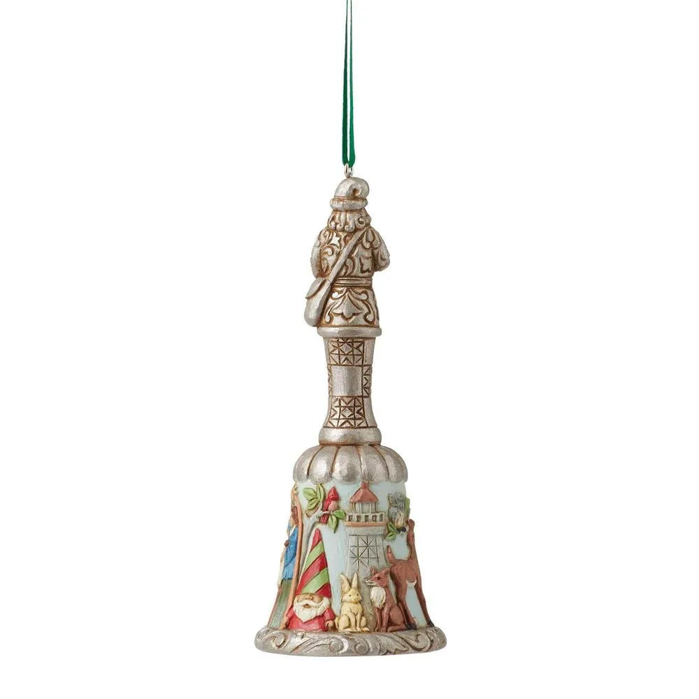 Jim Shore Heartwood Creek - 20th Anniversary Bell Hanging Ornament