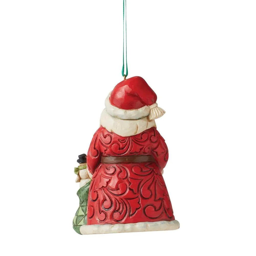 Jim Shore Heartwood Creek Worldwide Event Santa - Santa with Toys Hanging Ornament
