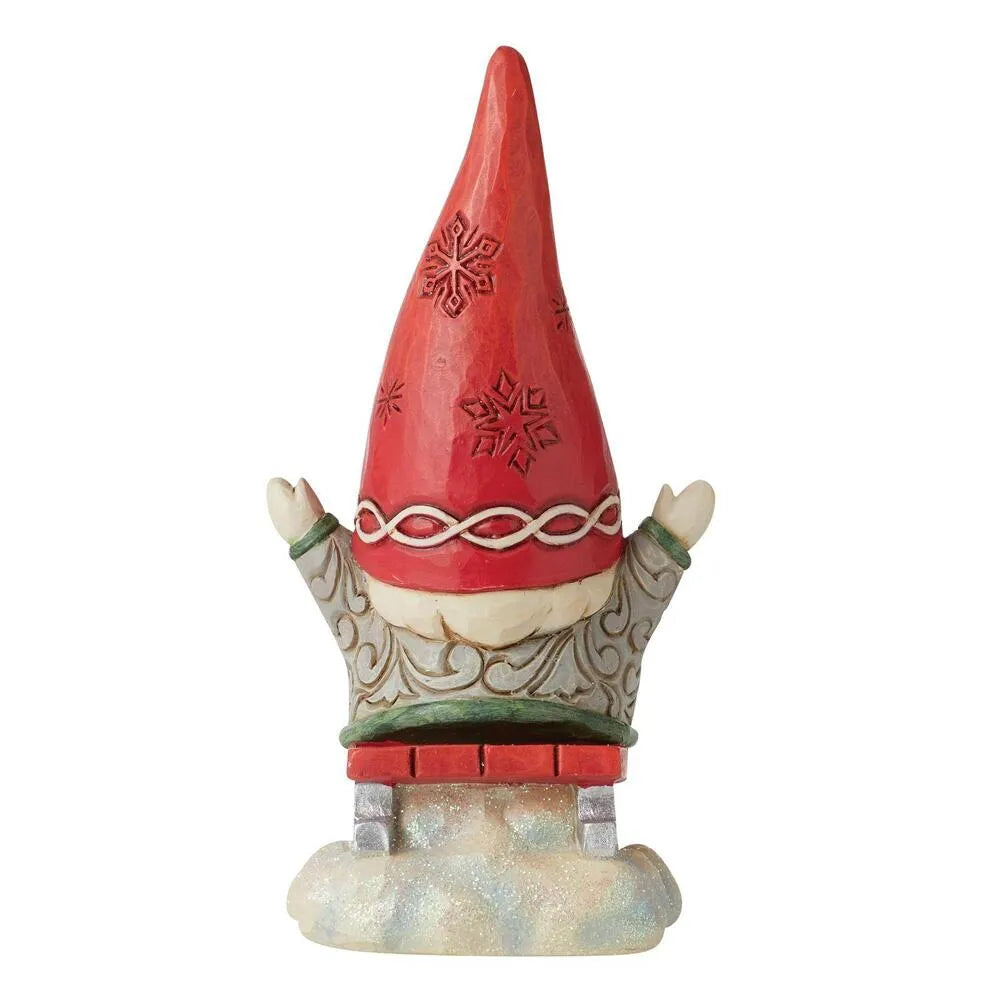 Jim Shore Heartwood Creek Gnomes - Gnome Sledding