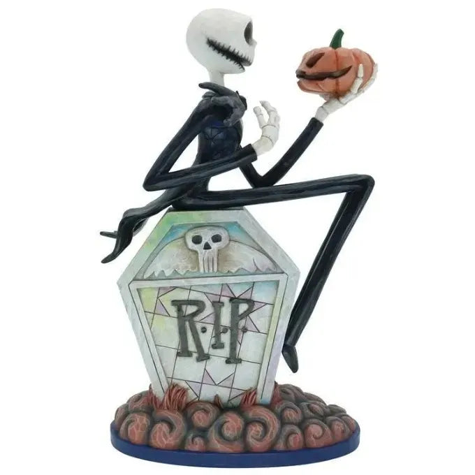 Jim Shore Disney Traditions - Nightmare Before Christmas - Jack On Gravestone