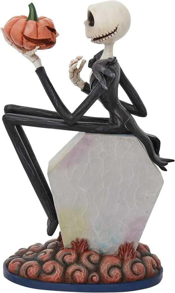 Jim Shore Disney Traditions - Nightmare Before Christmas - Jack On Gravestone