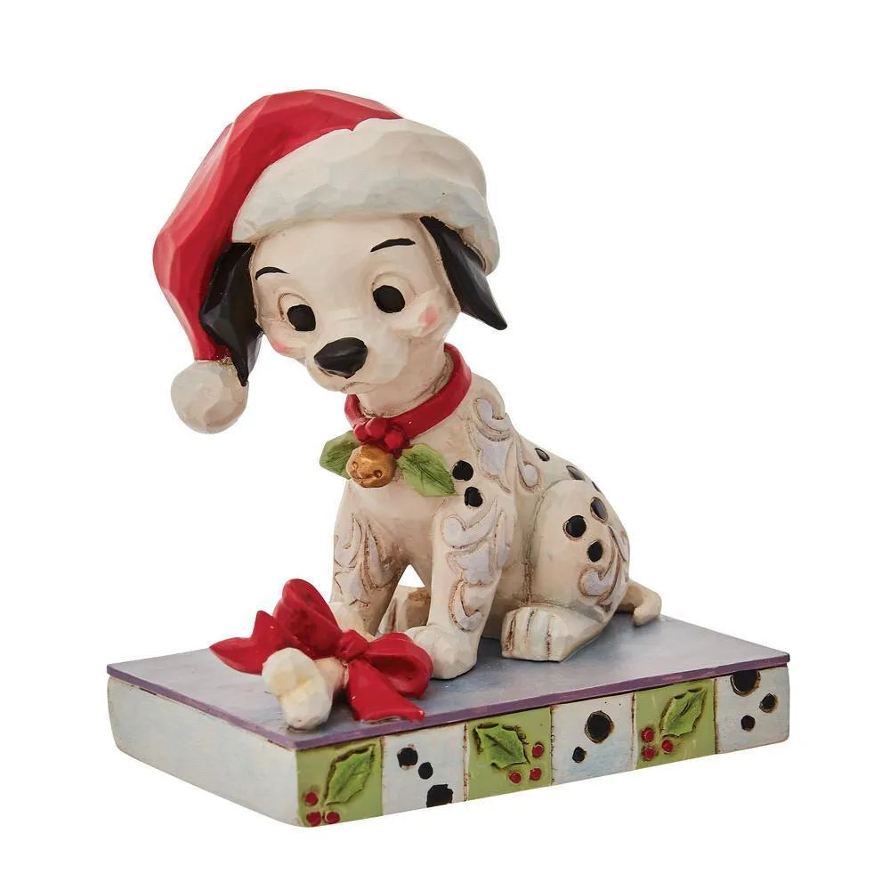 Jim Shore Disney Traditions - 101 Dalmatians Christmas - Lucky