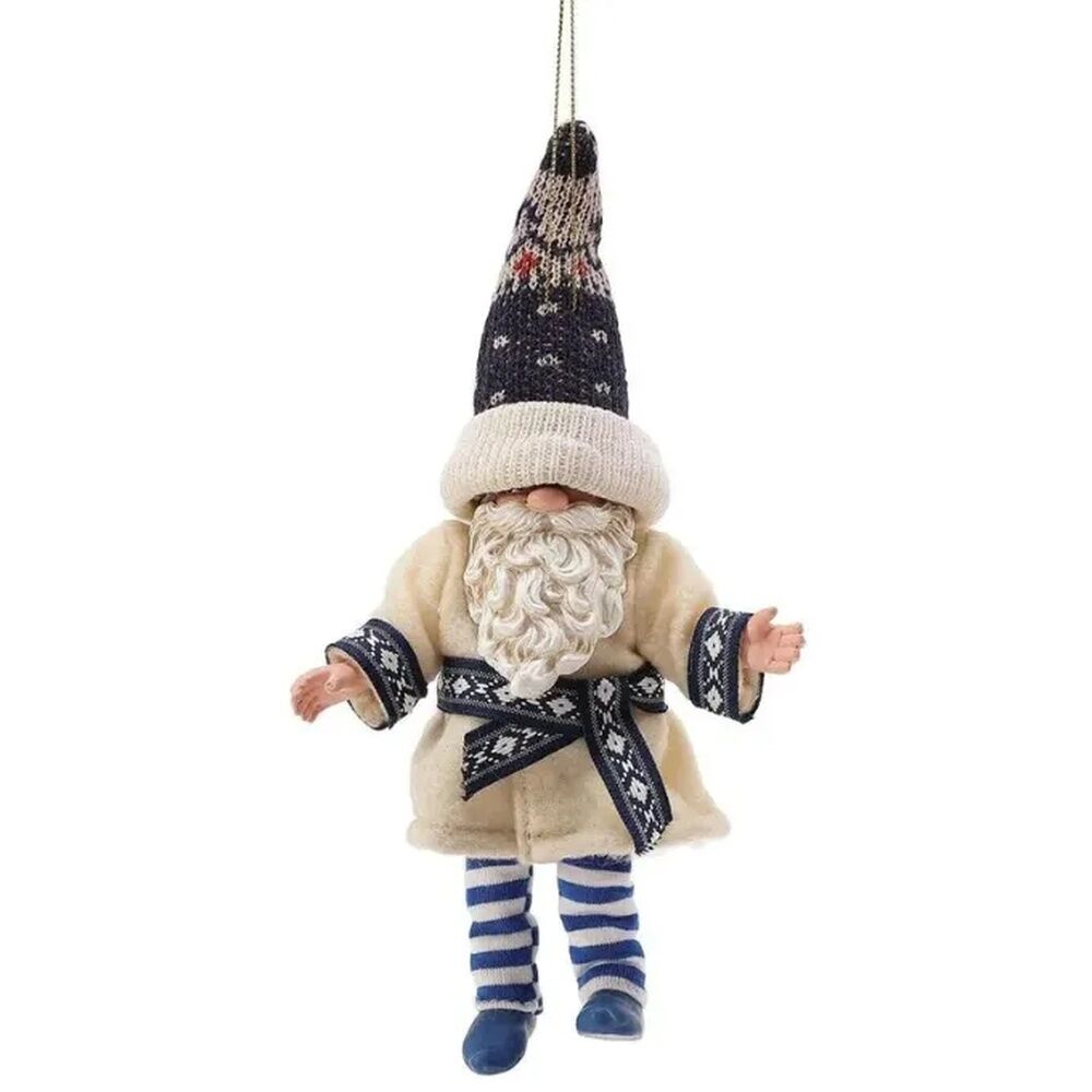 Possible Dreams by Dept 56 - Ice Blue Gnome Hanging Ornament