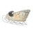 Jim Shore Heartwood Creek White Woodland - Centrepiece Sleigh with Deer Scene