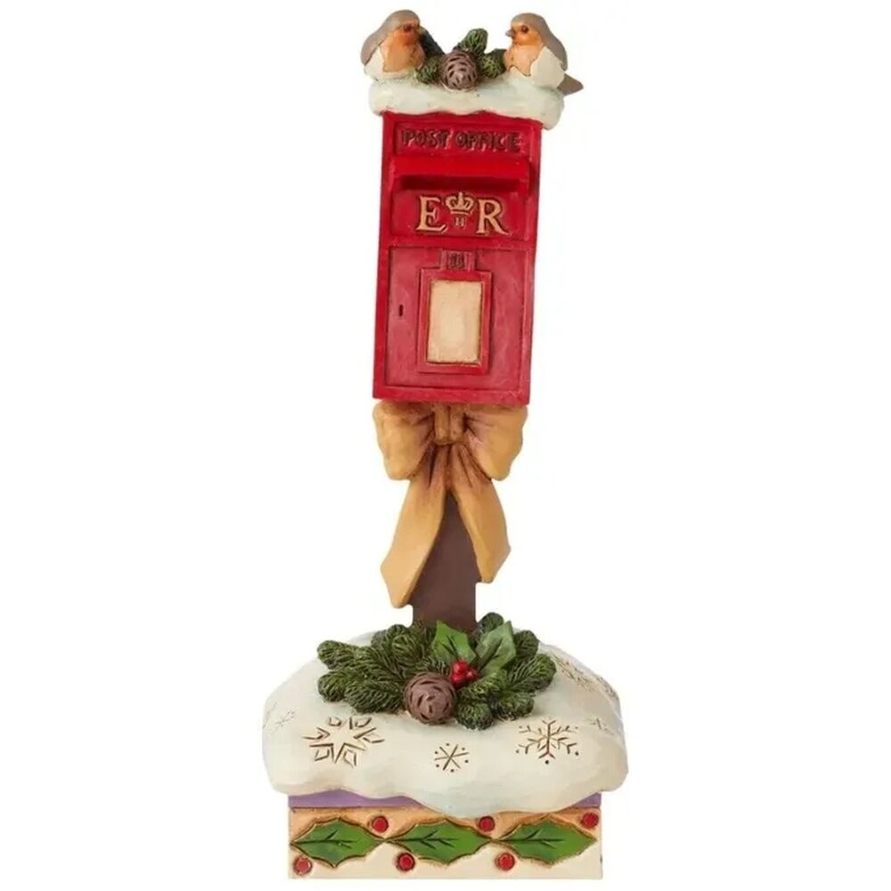Jim Shore Heartwood Creek - European Robins On Postbox