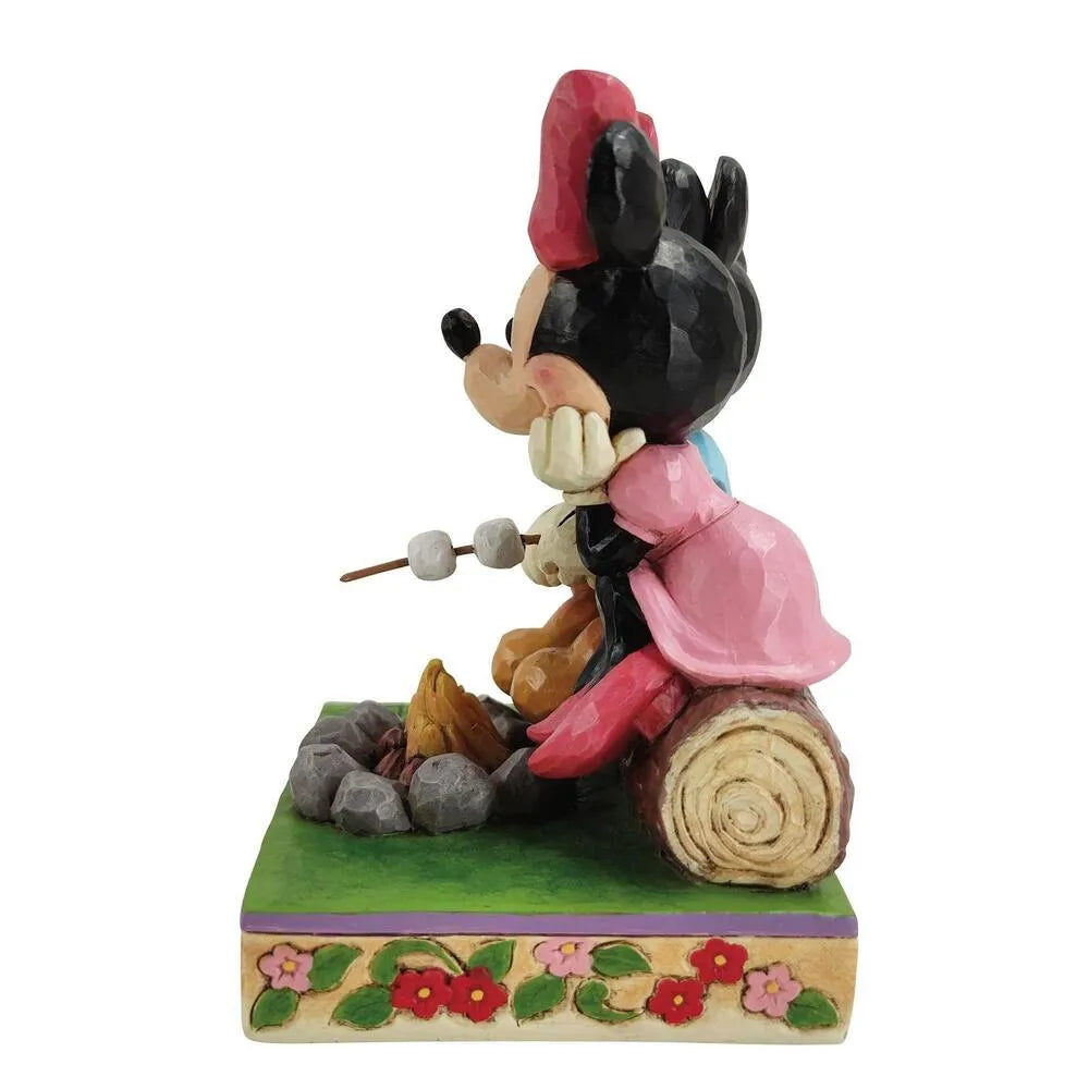 Jim Shore Disney Traditions - Mickey And Minnie Campfire - Sweetheart Campfire